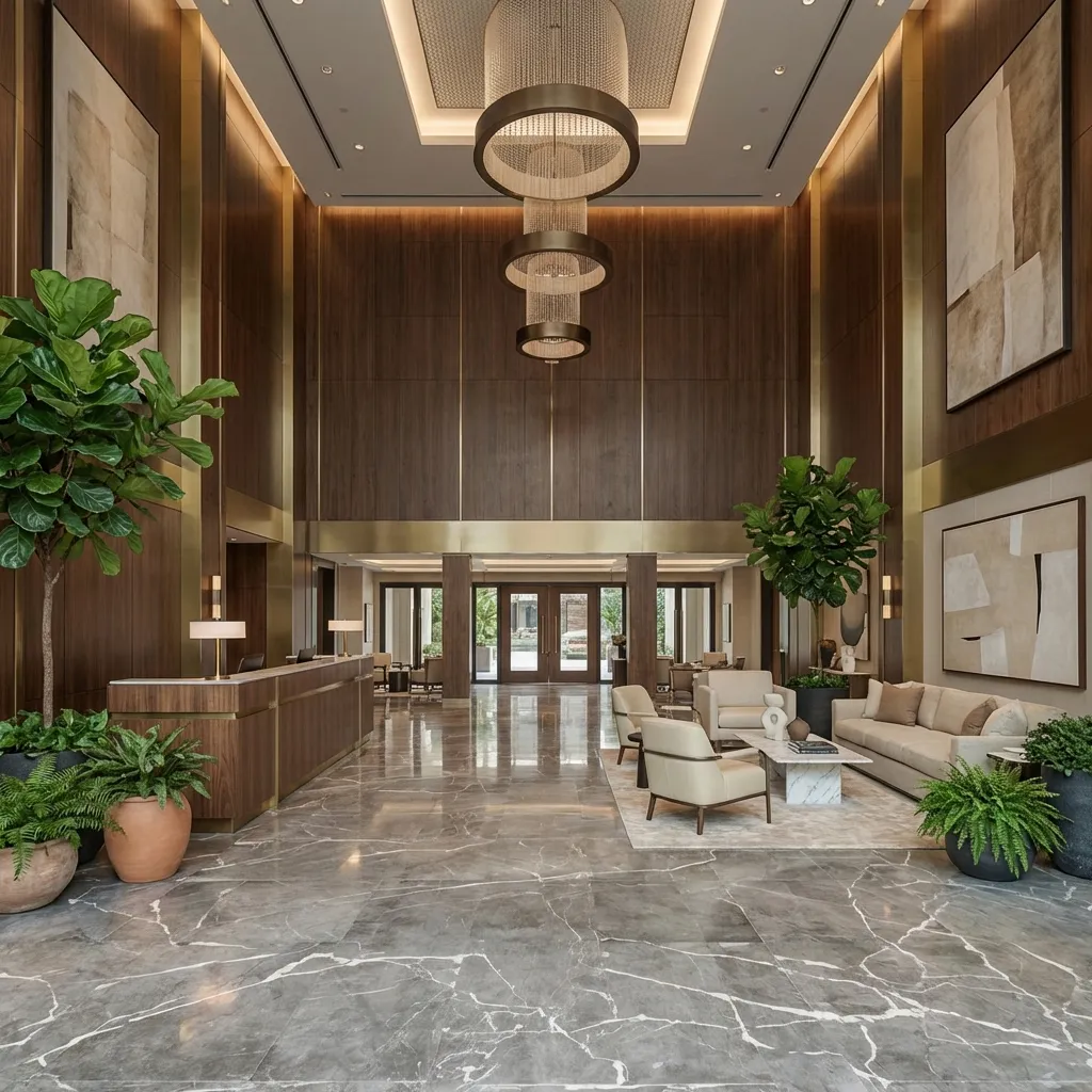 7.Hotel Lobby Gray Tile