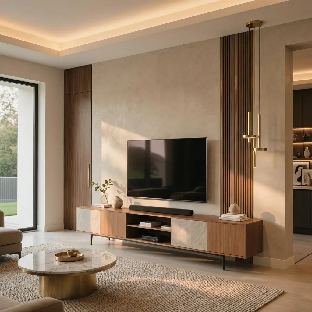 7.Modern TV Stand