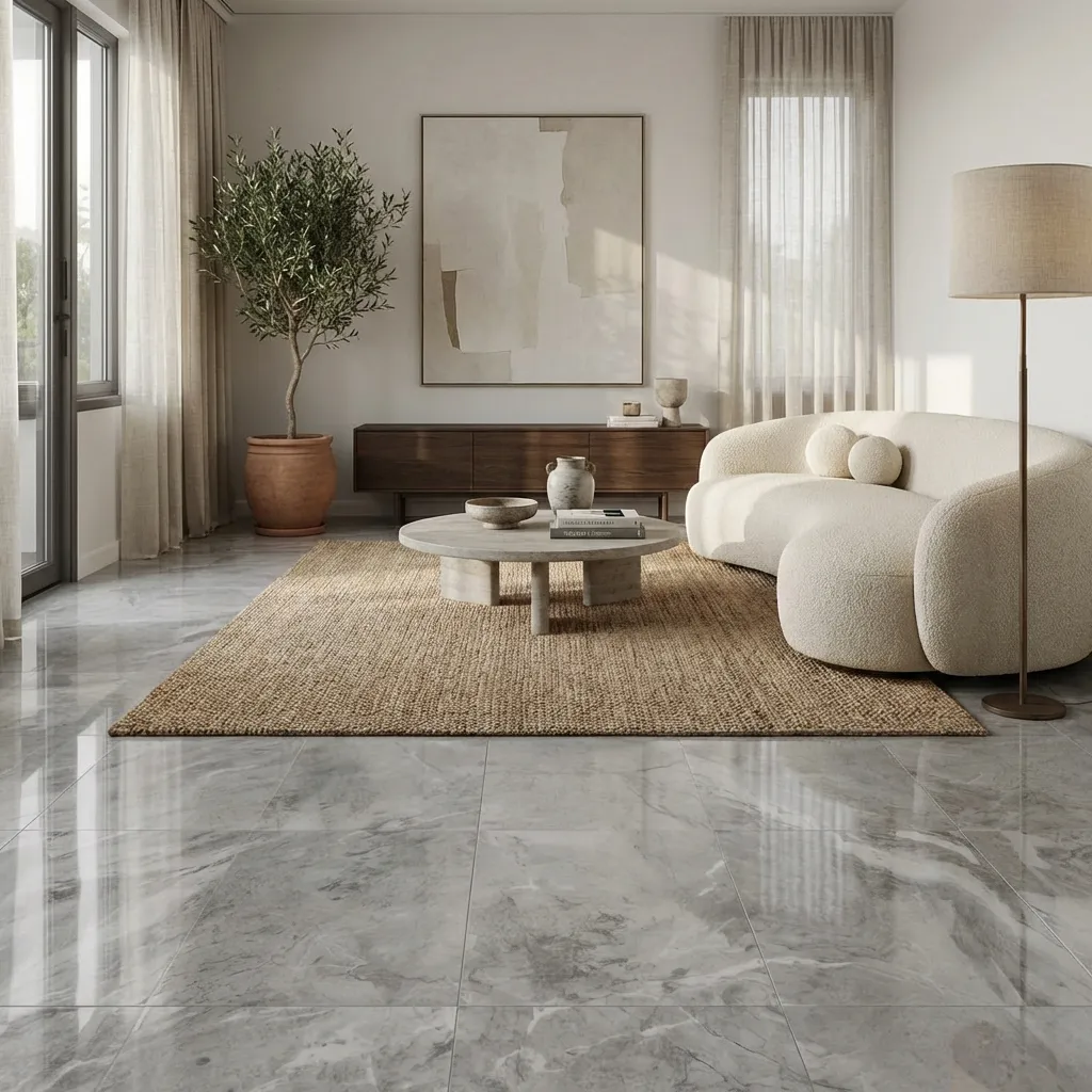 8.Gray Marble Tile