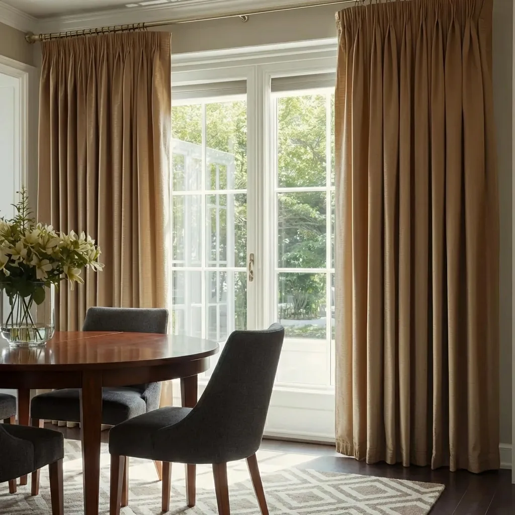 8.Pinch Pleat Curtains
