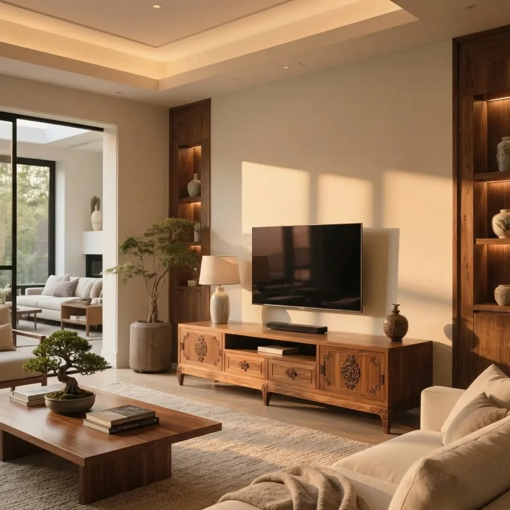 8.Traditional TV Stand
