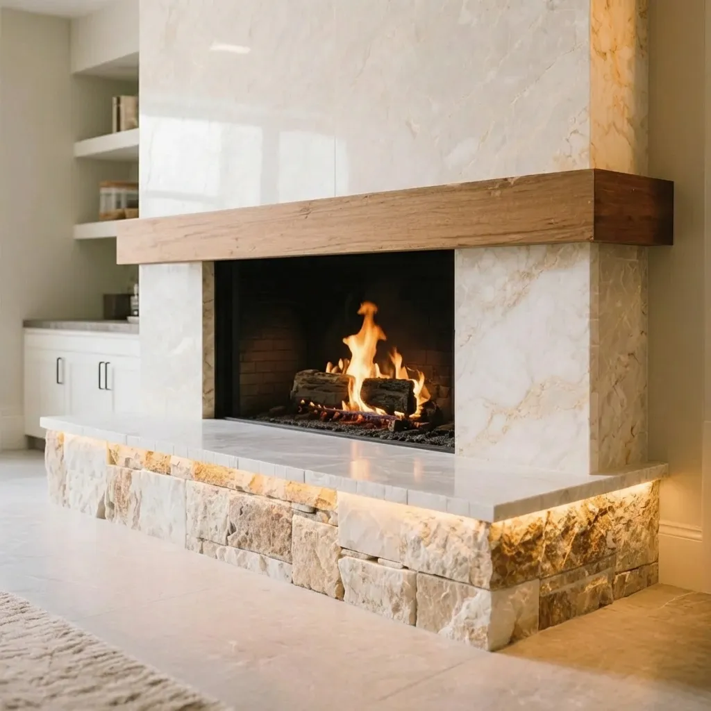 9.Quartzite for Fireplaces