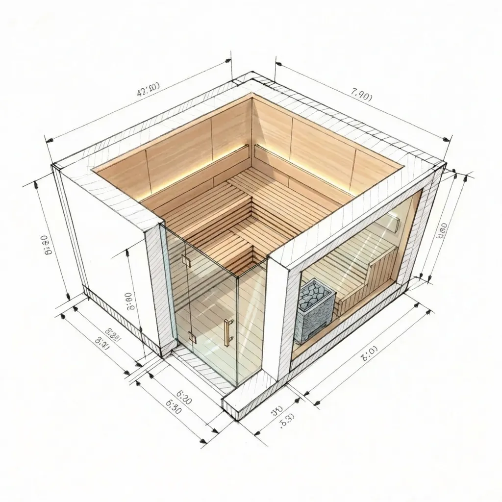 9.Sauna Room Design