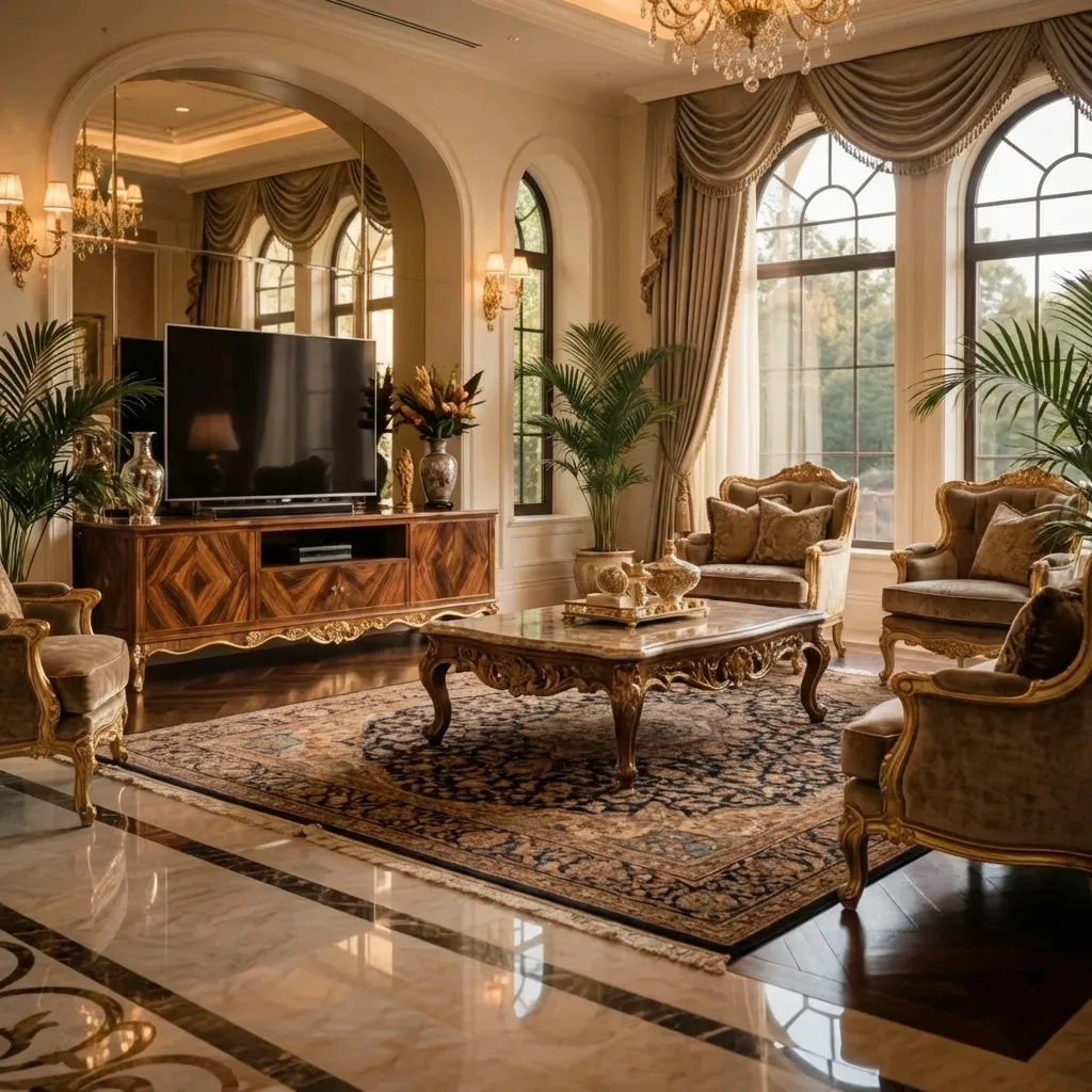 9.TV Stand for Villa