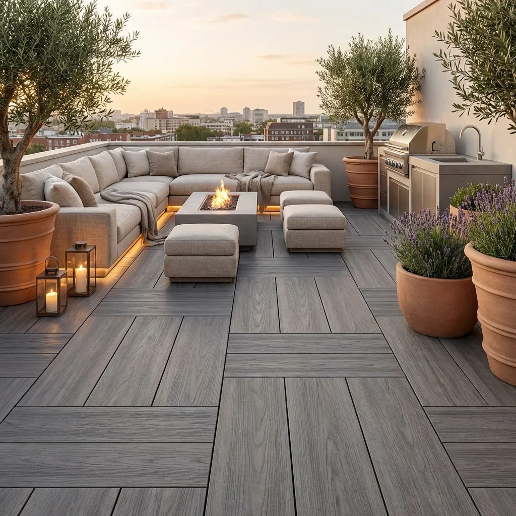 9.Terraces Wood Look Porcelain Tile