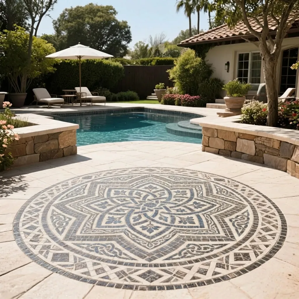 9.Waterjet Medallions for Qutdoor Spaces