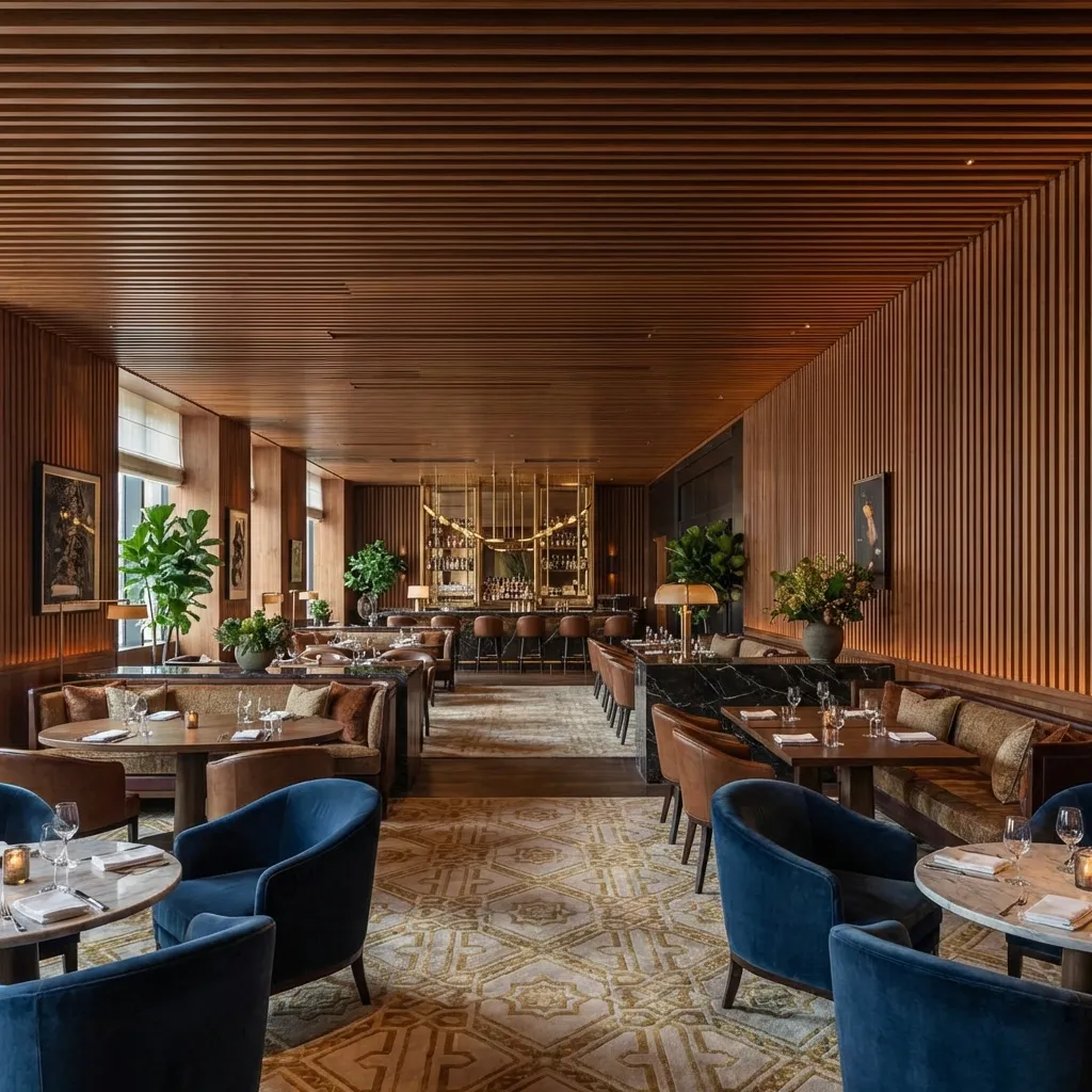 9.Wood Suspended Ceiling