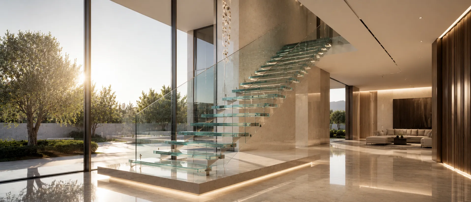 Glass Staircase