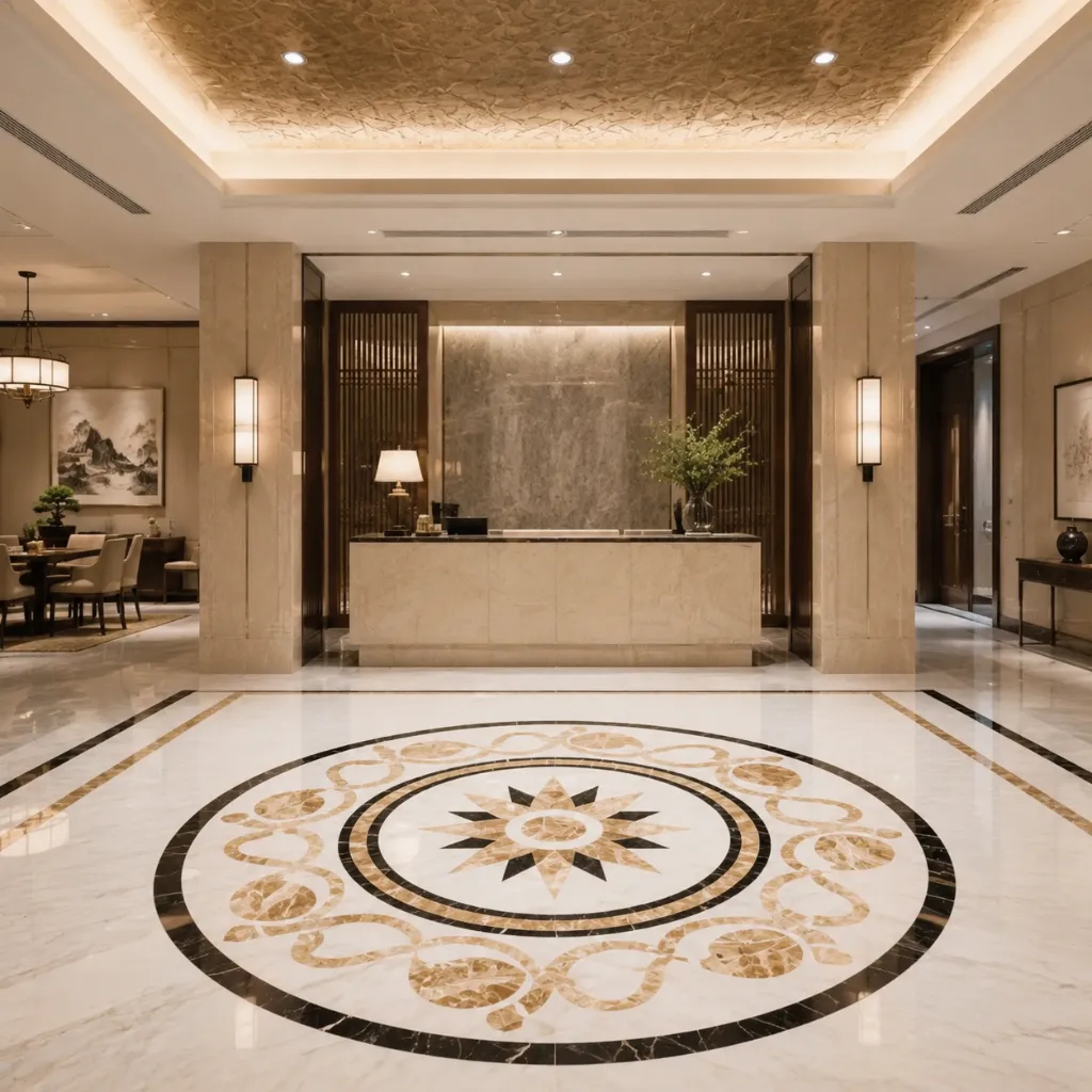 Waterjet Medallion for Villa Idea-1