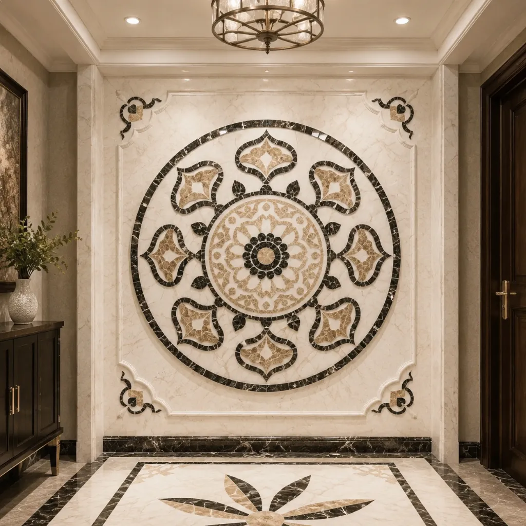 Waterjet Medallion for Villa Idea-10