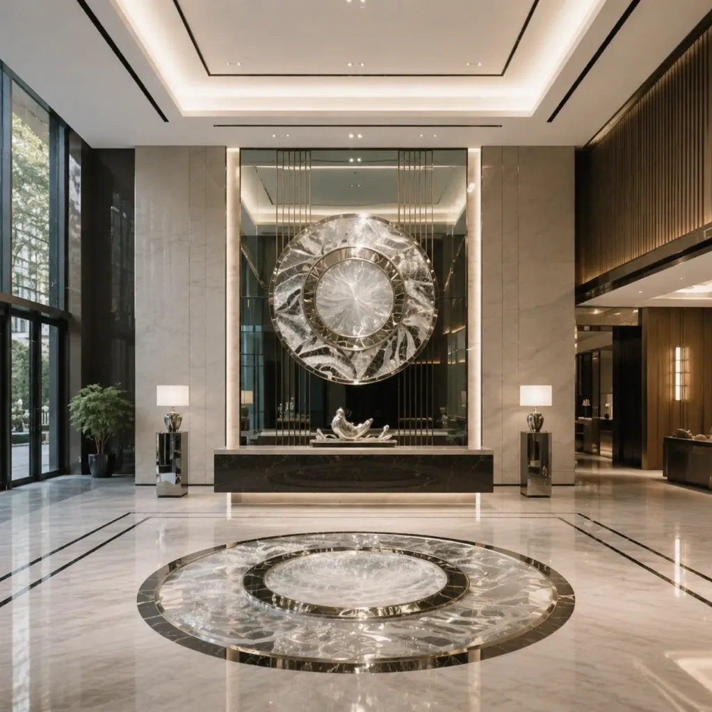 Waterjet Medallion for Villa Idea-3