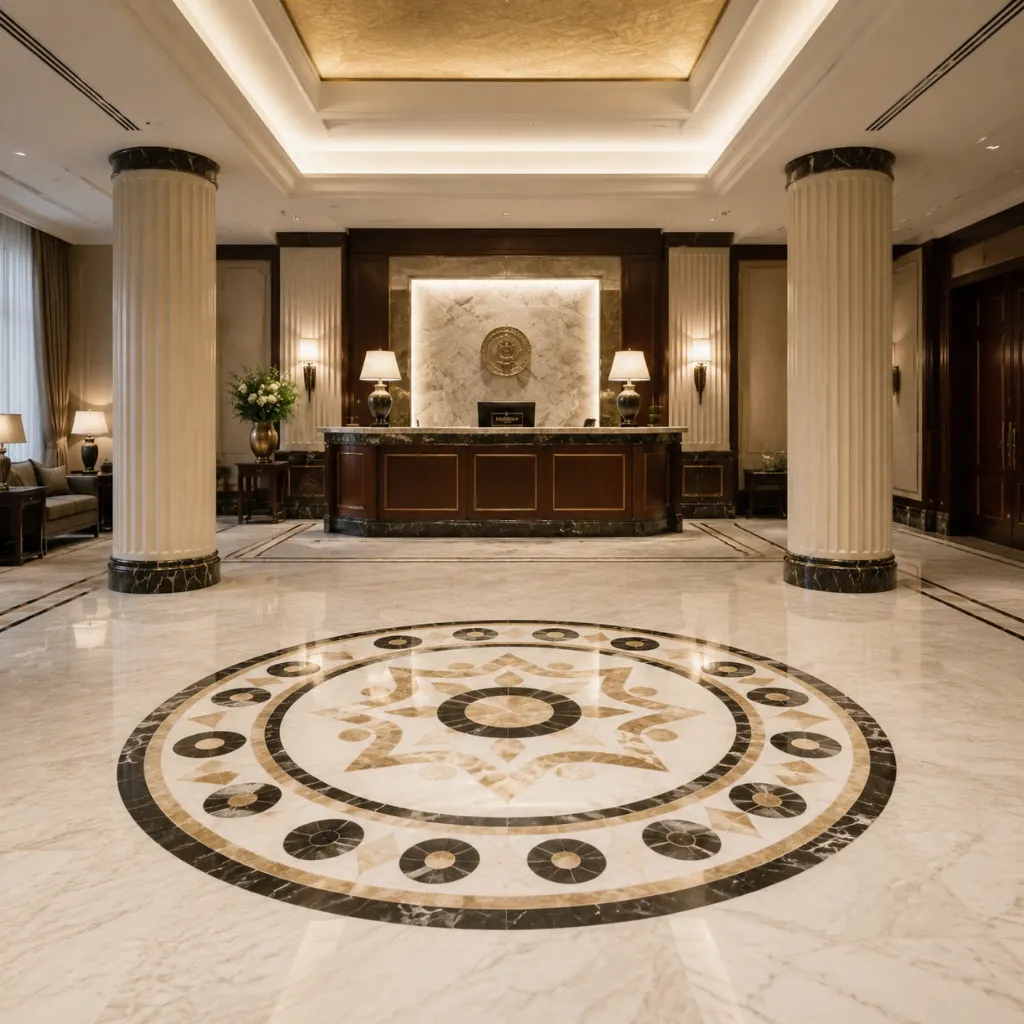Waterjet Medallion for Villa Idea-4