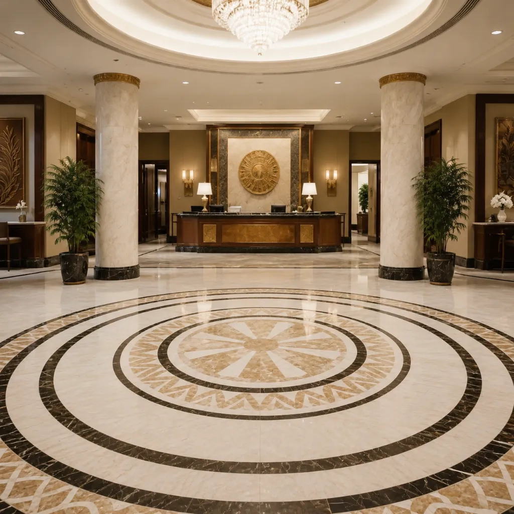 Waterjet Medallion for Villa Idea-7