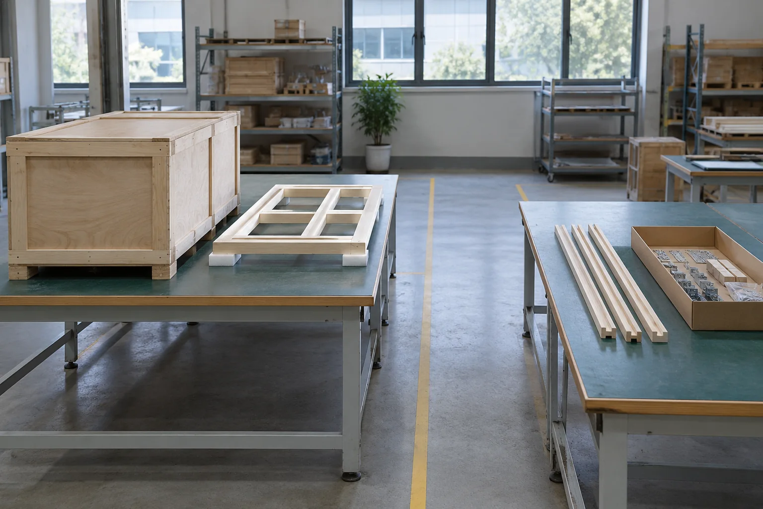 Protected components reviewed as a complete shipment group beside separated pending items