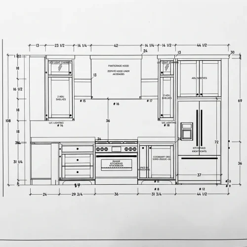 Single Row Kitchen图纸1
